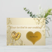 結婚式招待状 招待状 (スタンド正面)