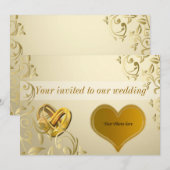 結婚式招待状 招待状 (正面/裏面)