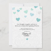 結婚式招待状 招待状 (裏面)