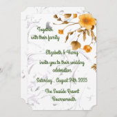 結婚式招待状 招待状 (正面/裏面)