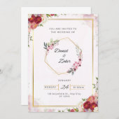 結婚式招待状 招待状 (正面/裏面)