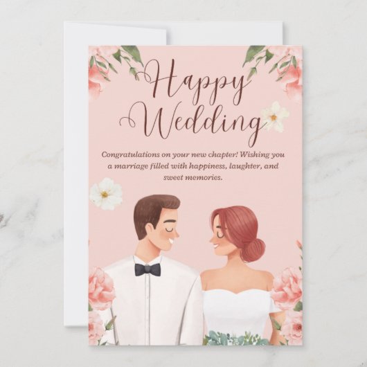 結婚式招待状 招待状 (正面)
