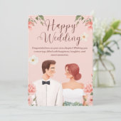 結婚式招待状 招待状 (スタンド正面)