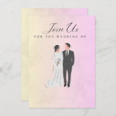 結婚式招待状 招待状 (正面/裏面)