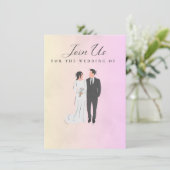 結婚式招待状 招待状 (スタンド正面)