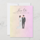 結婚式招待状 招待状 (裏面)