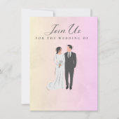 結婚式招待状 招待状 (正面)