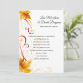 結婚式招待状 招待状 (スタンド正面)