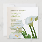 結婚式招待状 招待状 (裏面)