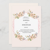 結婚式招待状 招待状 (正面/裏面)