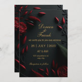 結婚式招待状 招待状 (正面/裏面)