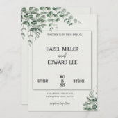 結婚式招待状 招待状 (正面/裏面)