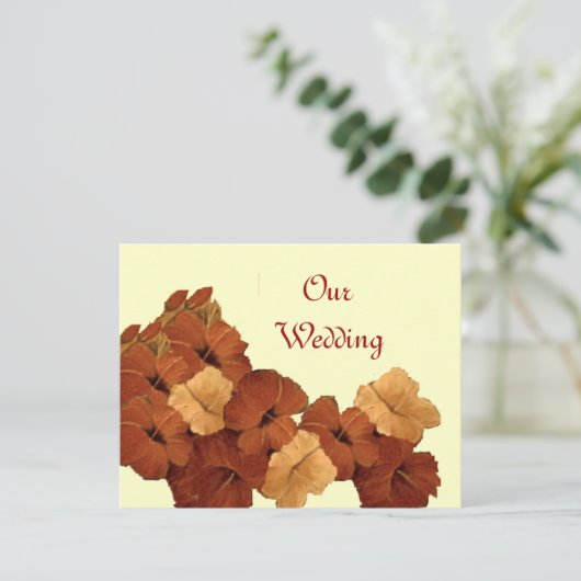 結婚式招待状 招待状 (スタンド正面)