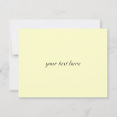 結婚式招待状 招待状 (裏面)