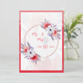 結婚式招待状 招待状 (スタンド正面)