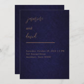 結婚式招待状 招待状 (正面/裏面)