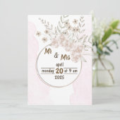 結婚式招待状 招待状 (スタンド正面)