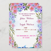 結婚式招待状 招待状 (正面/裏面)