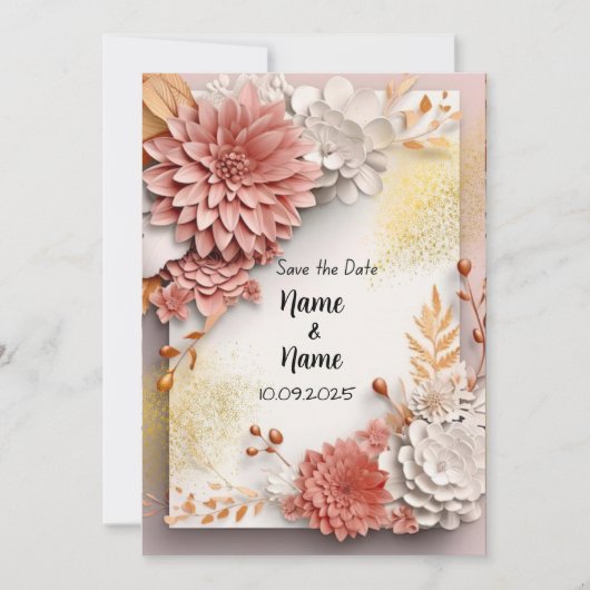 結婚式招待状 招待状 (正面)