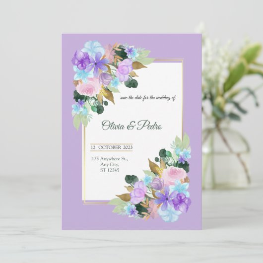 結婚式招待状 招待状 (スタンド正面)