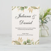 結婚式招待状 招待状 (スタンド正面)