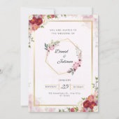 結婚式招待状 招待状 (裏面)