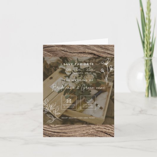 結婚式招待状 招待状 (正面)