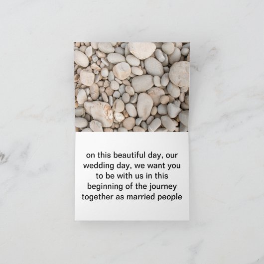 結婚式招待状 招待状 (内部)