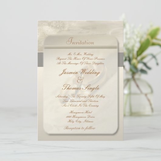 結婚式招待状 招待状 (スタンド正面)