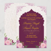 結婚式招待状 招待状 (正面/裏面)