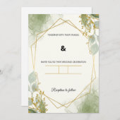 結婚式招待状 招待状 (正面/裏面)