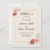 結婚式招待状 招待状 (正面)