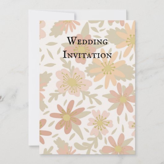 結婚式招待状 招待状 (正面)