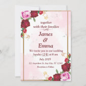 結婚式招待状 招待状 (正面)