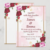 結婚式招待状 招待状 (正面/裏面)