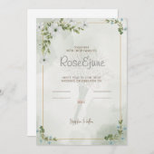 結婚式招待状 招待状 (正面/裏面)