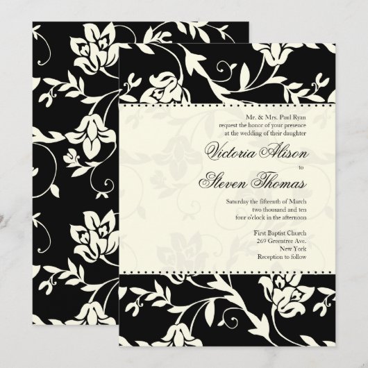 結婚式招待状 招待状 (正面/裏面)