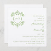 結婚式招待状 招待状 (正面/裏面)