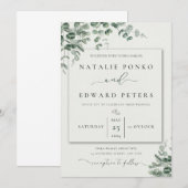 結婚式招待状 招待状 (正面/裏面)