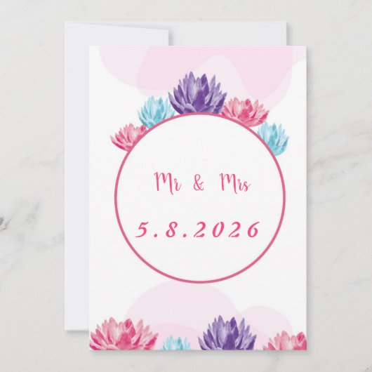 結婚式招待状 招待状 (正面)