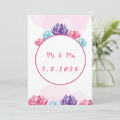 結婚式招待状 招待状 (スタンド正面)