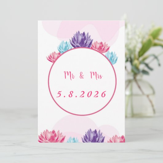 結婚式招待状 招待状 (スタンド正面)