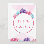 結婚式招待状 招待状 (正面/裏面)