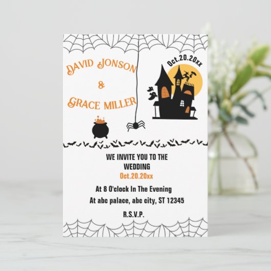 結婚式招待状 招待状 (スタンド正面)