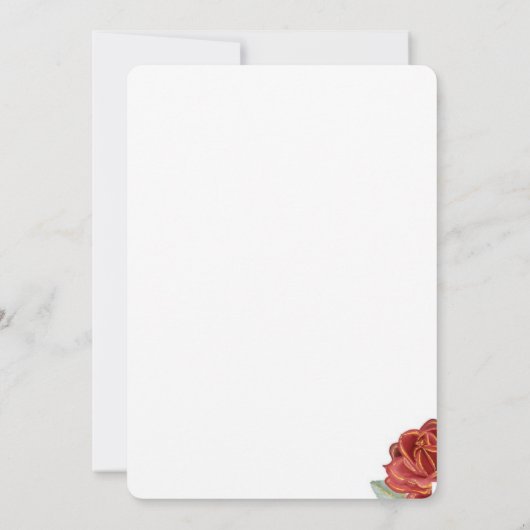 結婚式招待状 招待状 (裏面)