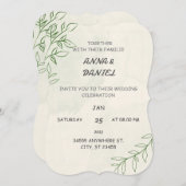 結婚式招待状 招待状 (正面/裏面)