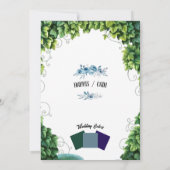 結婚式招待状 招待状 (裏面)