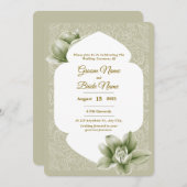 結婚式招待状 招待状 (正面/裏面)