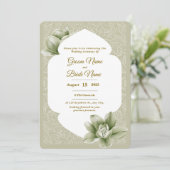 結婚式招待状 招待状 (スタンド正面)