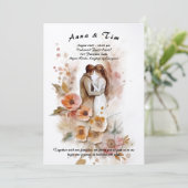 結婚式招待状 招待状 (スタンド正面)